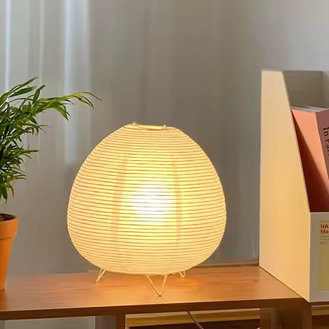 Lampe de Table LED Nordique Style Wine-Sabi pour Chevet, Salon et Bureau