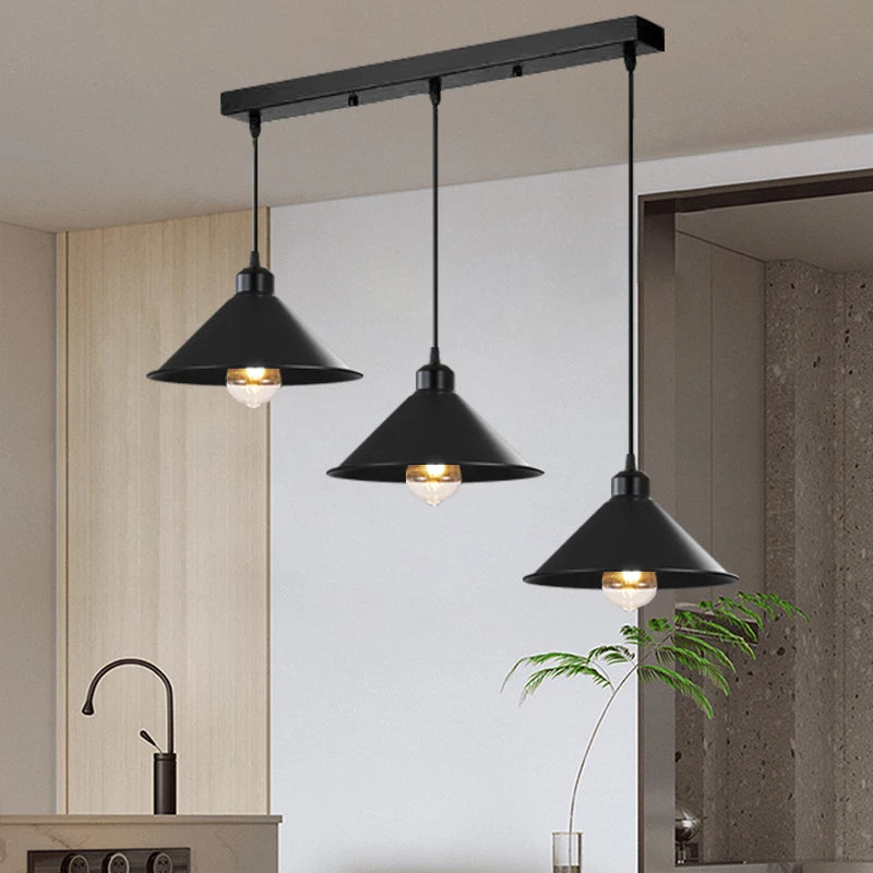 Lustre Industriel Rétro Minimaliste E27