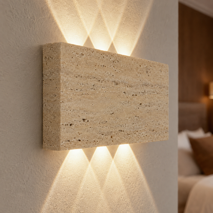 Applique Murale LED Wabi Sabi Étanche IP65 – Design Naturel & Moderne