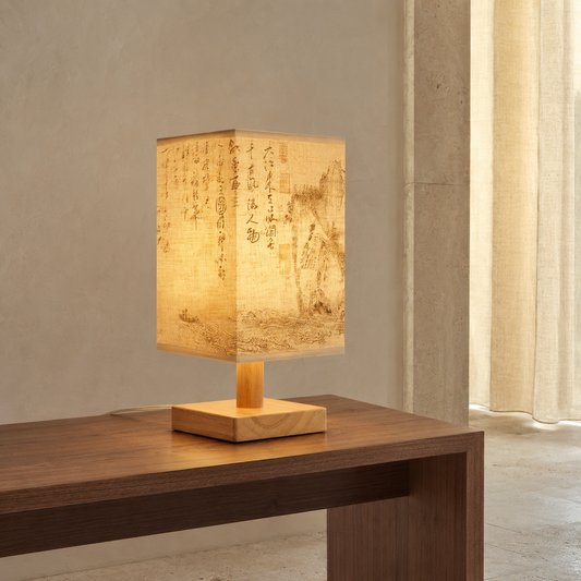 Lampe de Table Japandi LED – Design Élégant & Ambiance Douce