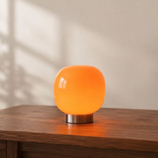 Lampe de Table Macaron en Verre – Design Minimaliste & Élégant