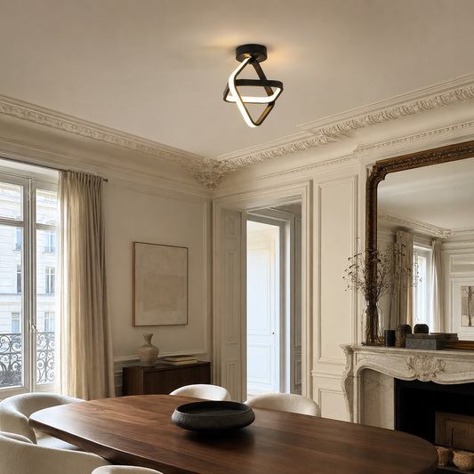 Plafonnier LED Carré Moderne – Design Épuré & Lumière Chaleureuse