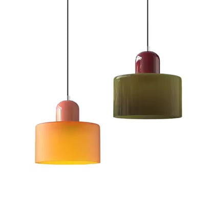 Lustre Verre Nordique Moderne - Lampe Design pour Chambre, Chevet, Bar & Restaurant