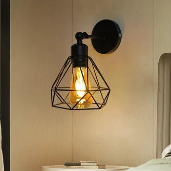 Applique Murale Noire Moderne à Bras Oscillant - Lampe de Chevet E27 pour Salon et Chambre