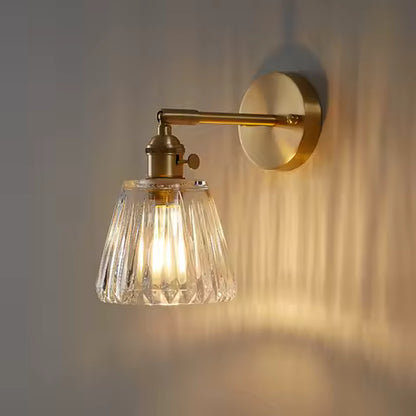 Applique Murale Nordique en Laiton et Verre - Luminaire Design pour Salon et Chambre
