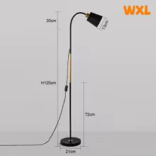 Lampe LED Fer Forgé Design Minimaliste