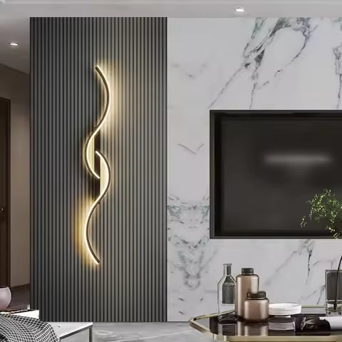Applique Murale LED Moderne Minimaliste - Éclairage Longue Bande pour Chevet, Salon et Canapé