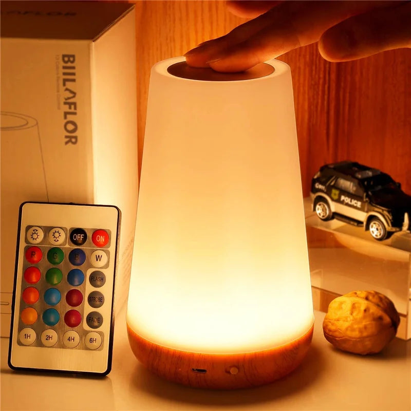 Lampe Chevet LED Tactile RGB Rechargeable