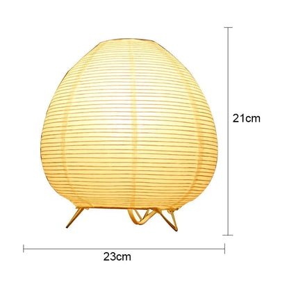 Lanterne Japonaise Zen LED Papier de Riz
