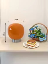 Lampe de Table Macaron : Verre & Lumière Gradable