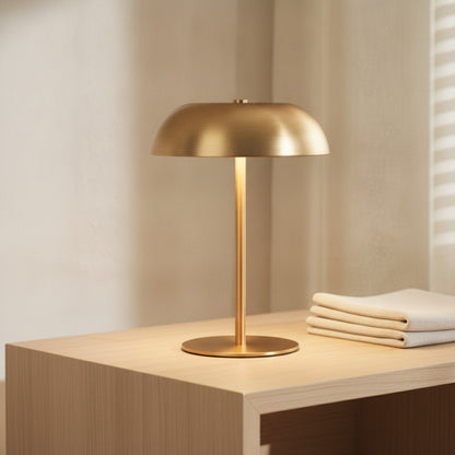 Lampe de Chevet Champignon LED Rechargeable - 3 Couleurs Tactiles Intensité Variable
