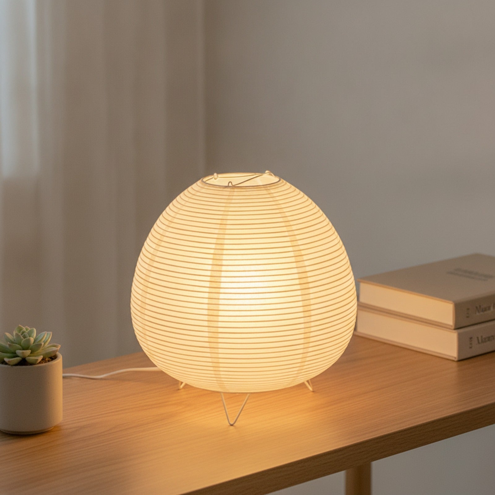 Lampe de Table LED Nordique Style Wine-Sabi pour Chevet, Salon et Bureau