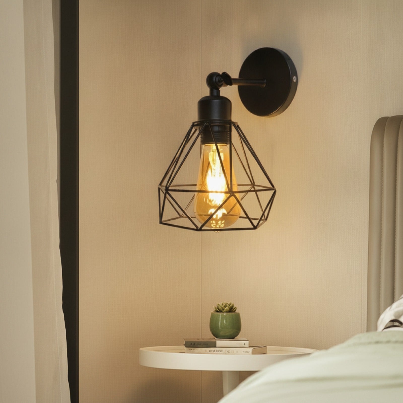 Applique Murale Noire Orientable Design Moderne