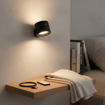 Lampe Murale LED Rechargeable USB - Sans Fil, Tactile et Rotative 360°
