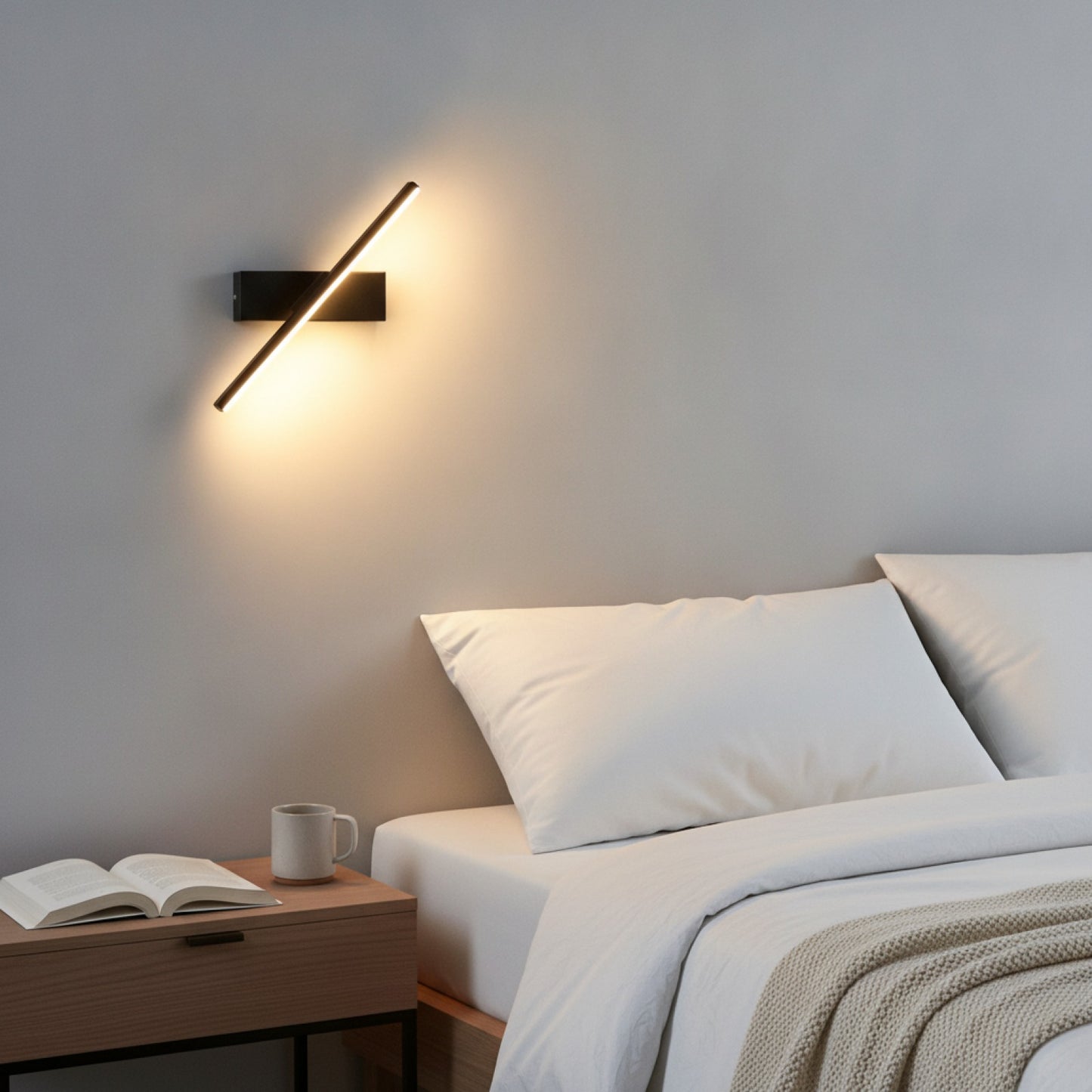 Applique Murale LED Rotative 330° pour Chambre et Salon