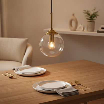 Lustre LED Moderne en Métal et Verre - Design Nordique Créatif pour Salon & Salle à Manger