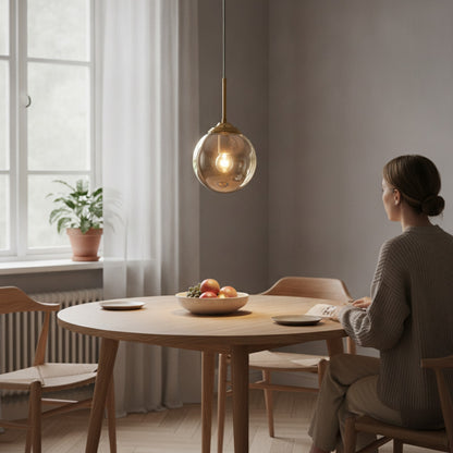Lustre LED Moderne en Métal et Verre - Design Nordique Créatif pour Salon & Salle à Manger