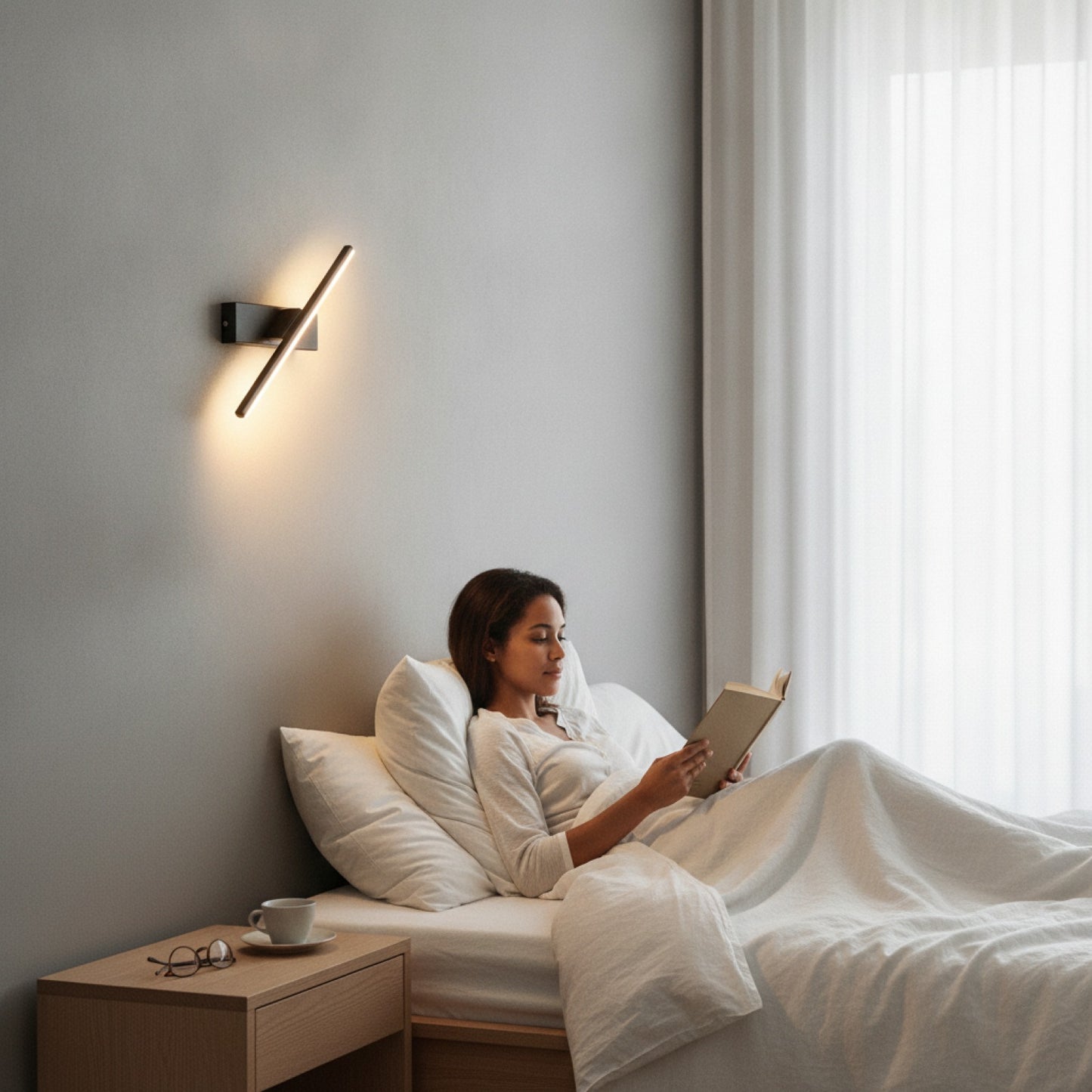 Applique Murale LED Rotative 330° pour Chambre et Salon