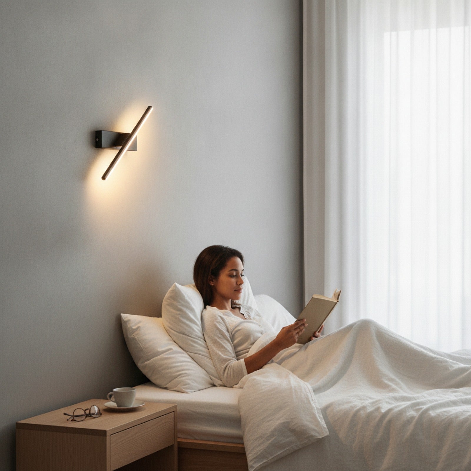 Applique Murale LED Rotative 330° pour Chambre et Salon