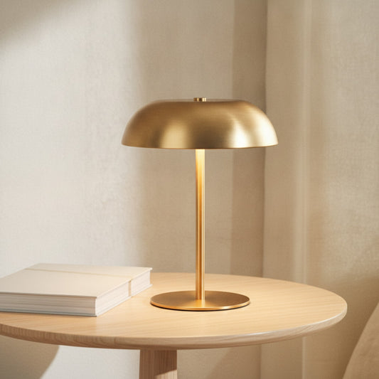 Lampe de Chevet Champignon LED Rechargeable - 3 Couleurs Tactiles Intensité Variable