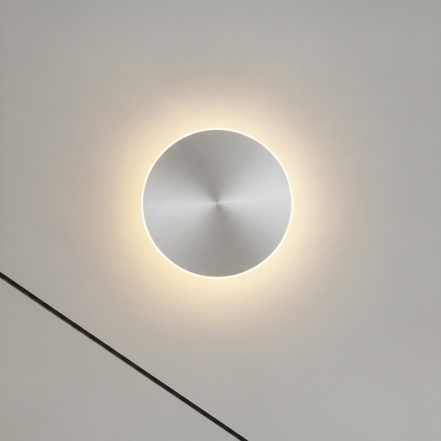 Lampe Murale LED Circulaire Aluminium